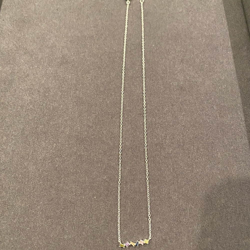 Multicolored Stone Necklace - Picture 2 of 2